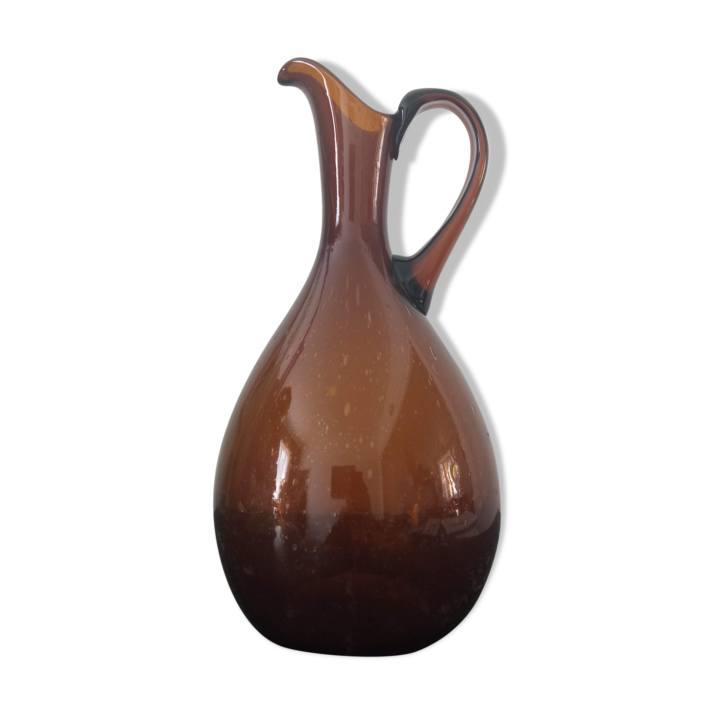 Biot glass bubble glass carafe