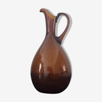 Carafe en verre bulle verrerie de Biot