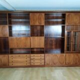 Vintage bookcase jacques hauville