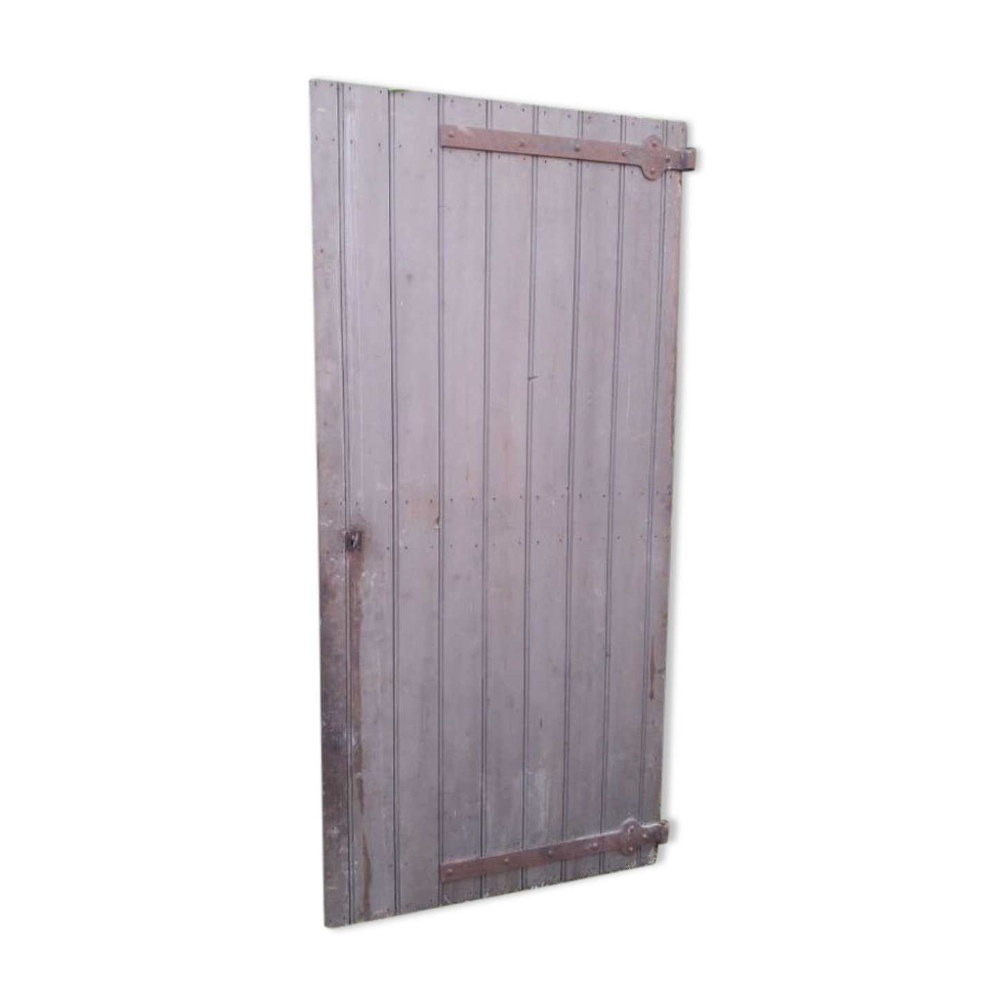 Wooden barn cellar or outbuilding door
