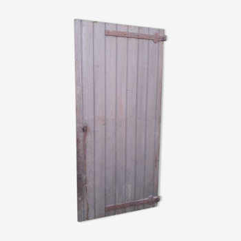 Wooden barn cellar or outbuilding door