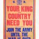Poster your king and country need you