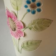 Vintage ceramic flower vase Italy Cadorev