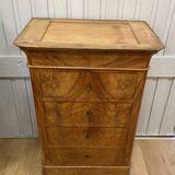 Petite Commode Secrétaire En Noyer de la fin du XIX ème siècle