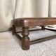 Low wooden stool with caning H 12 cm