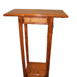 Console en bois et rotin "maugrion"