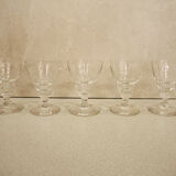 4 Verres à vin transparent