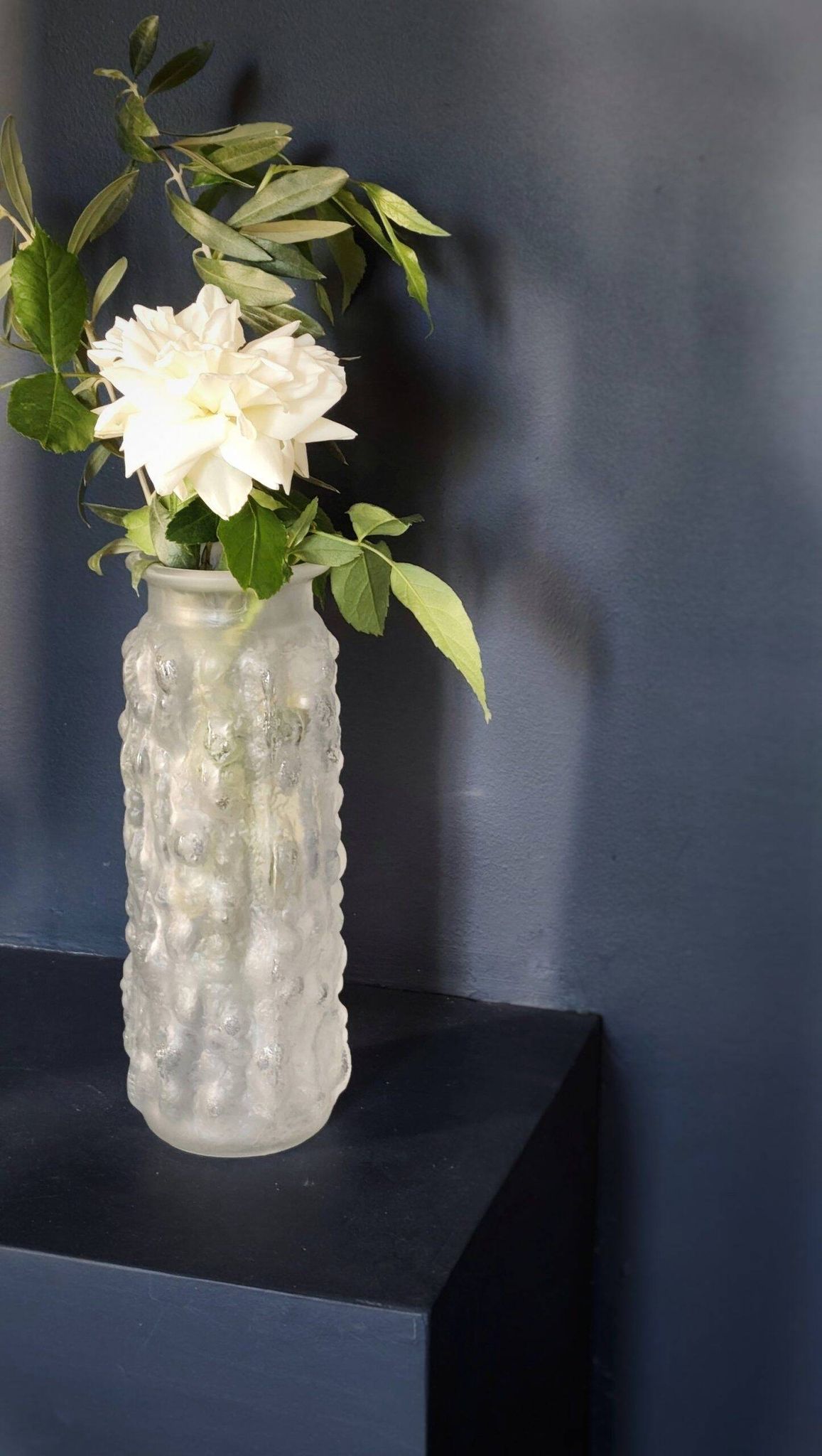 Vintage Scandinavian glass vase