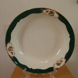 Plat creux "Champagne" Digoin Sarreguemines 40's