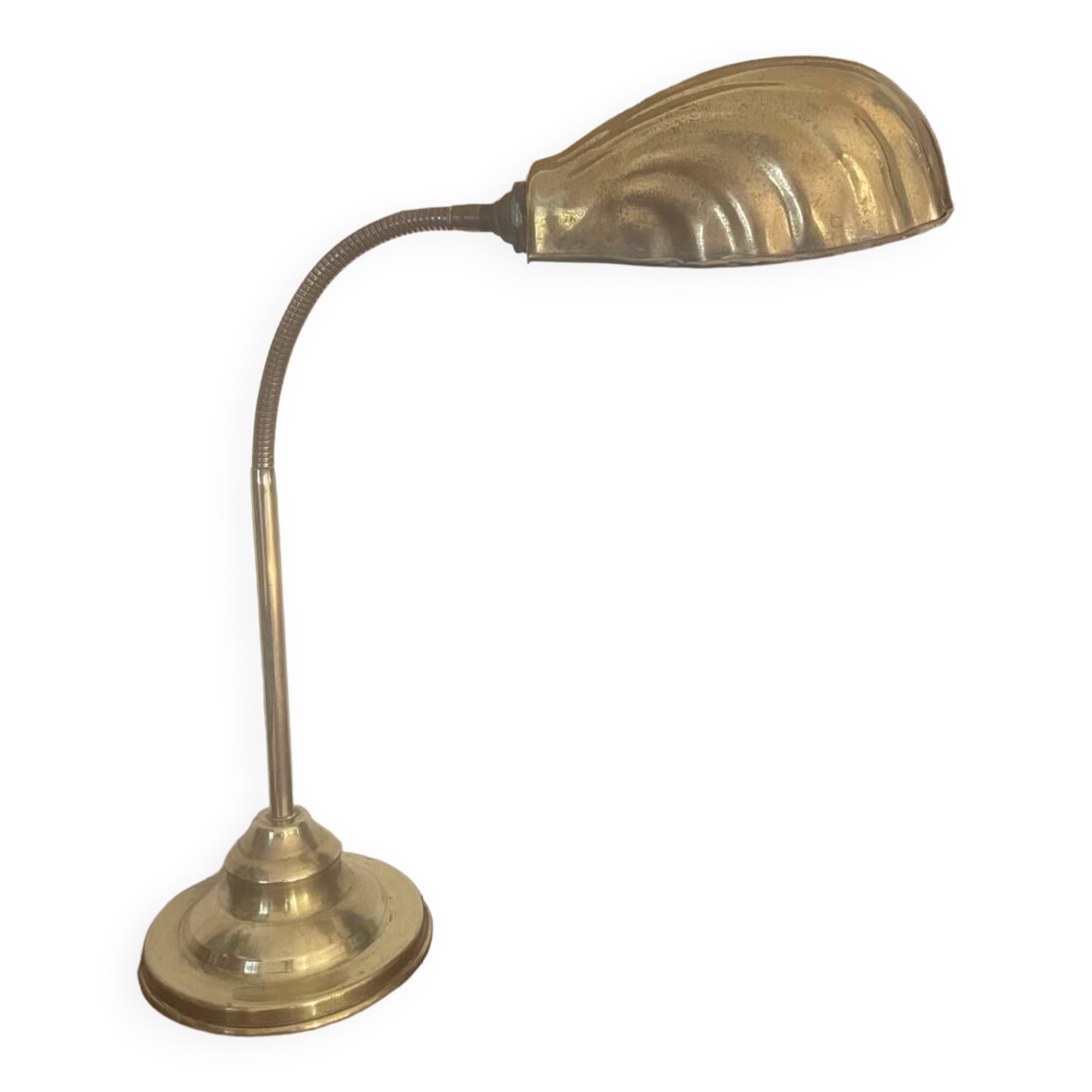 Flexible brass shell lamp