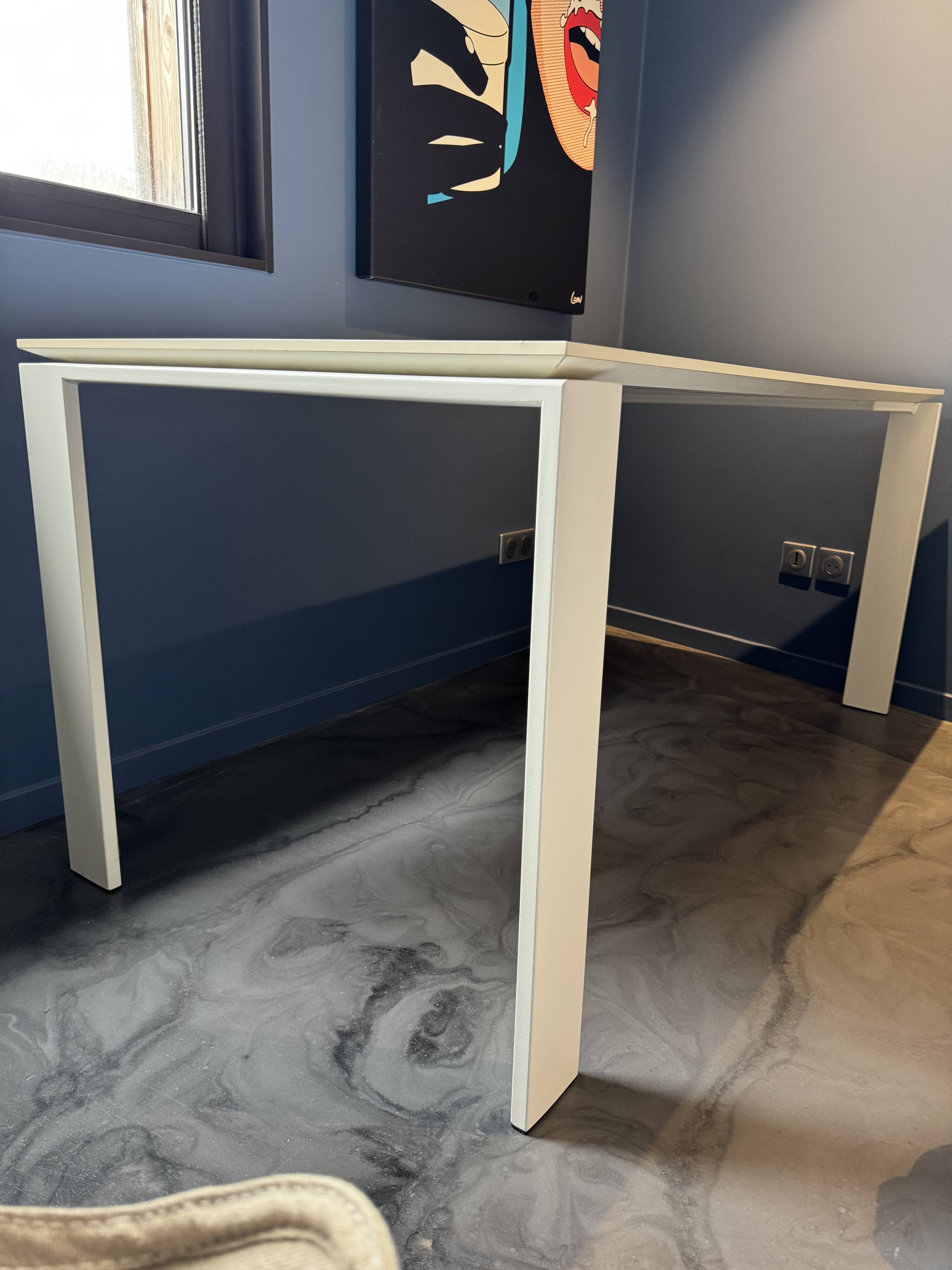 Table four soft touch Kartell 158 x 79 x 72 cm white