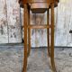 Antique Bedside Table Curved Wood THONET Style + Carved Drawer Wine