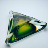 Sommerso glass ashtray from Arte Nuova, Murano, Italy, 1960s.