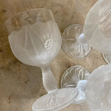 Set of 5 wine glasses