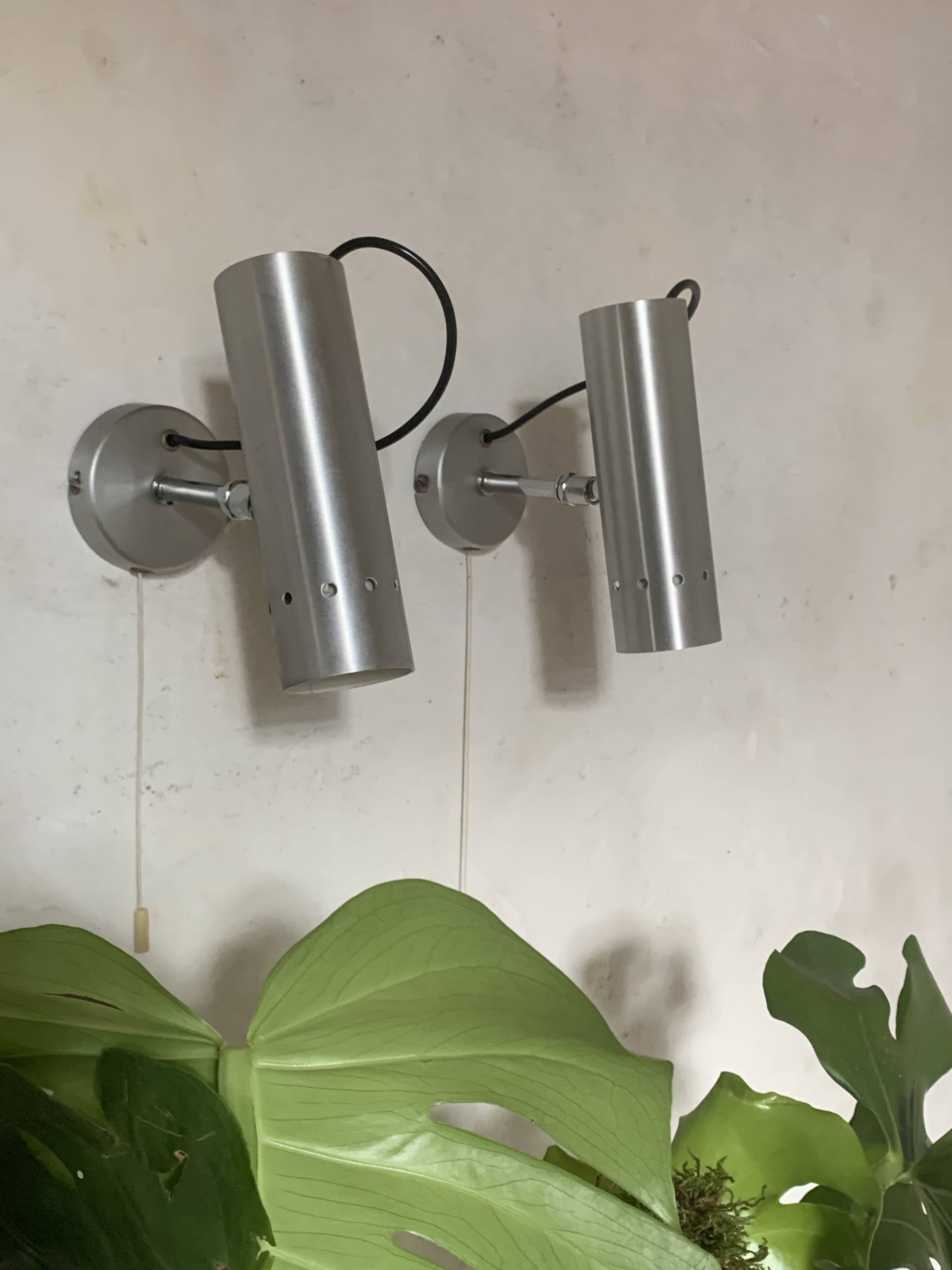 Vintage wall spotlights