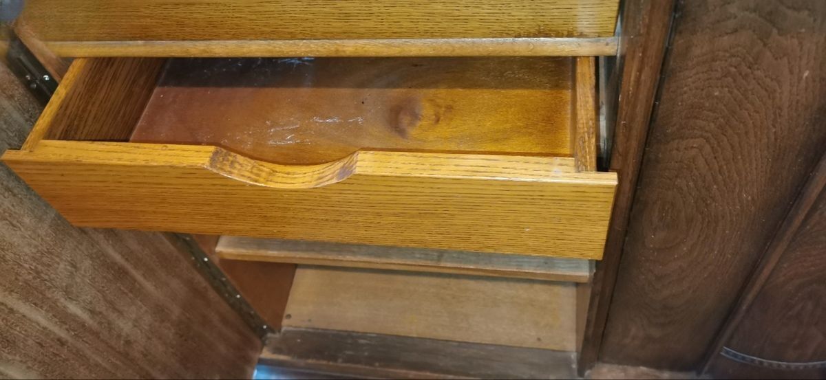 1930s Art Deco sideboard in solid oak