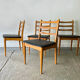 Ensemble de 4 chaises de salle à manger de style mid-century par Schreiber Furniture