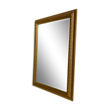 Bevelled mirror with 20th century gold frame - 105x74cm