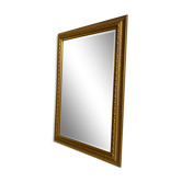 Bevelled mirror with 20th century gold frame - 105x74cm
