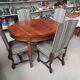 Table ovale + 4 chaises