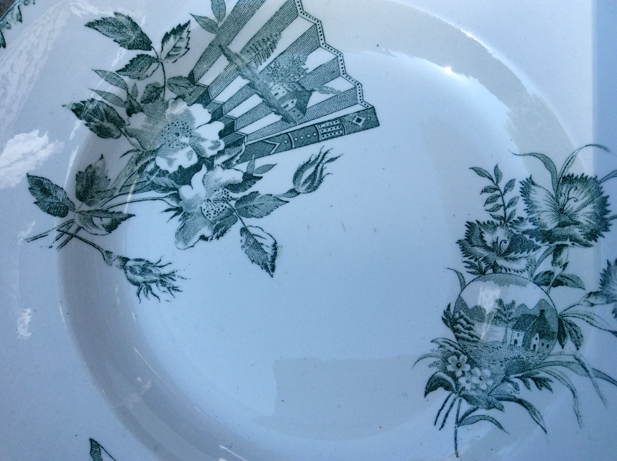 Series 6 tablespoons Plate Iron Earth