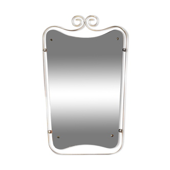 Mirror free form "coat of arms" gilded 74 x 46cm