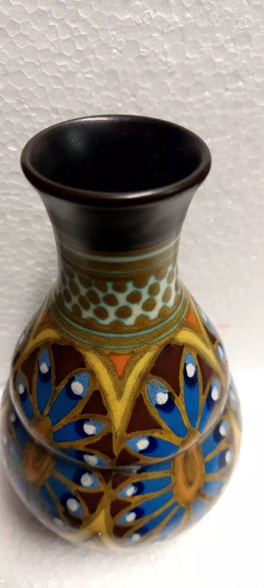 Vase céramique ralibe plazuid gouda hollande, art déco 1920 1930