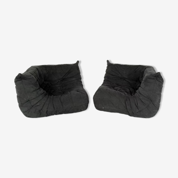 Togo Lounge Chair by Michel Ducaroy for Ligne Roset, 1980s,set of 2