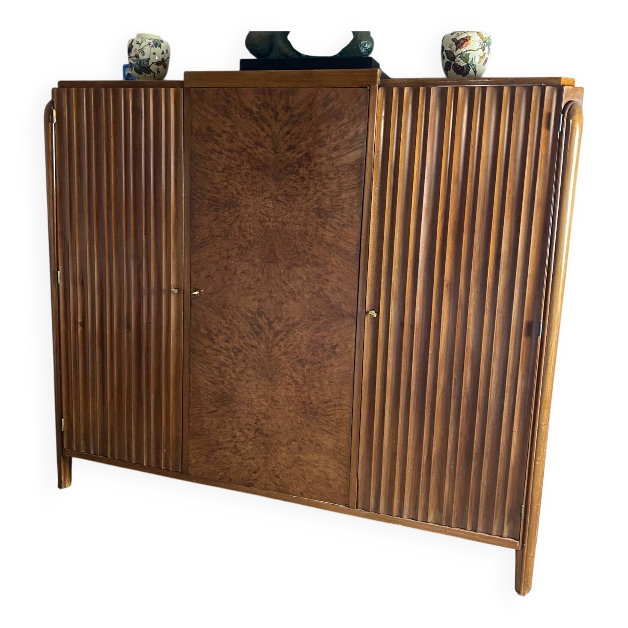 Art Deco 3-door wardrobe