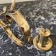 Gilded brass chandelier