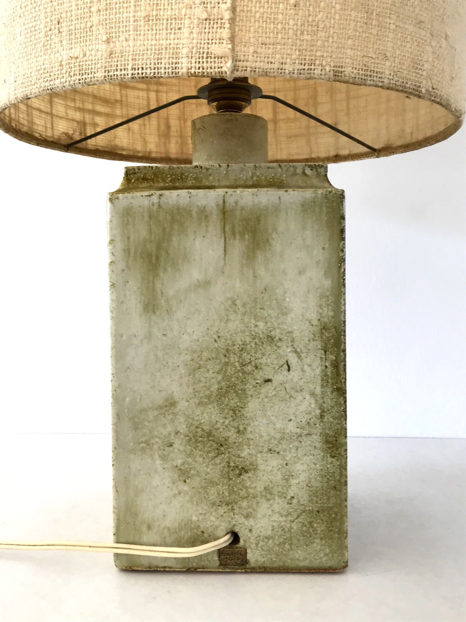 Ceramic lamp by Roger Capron