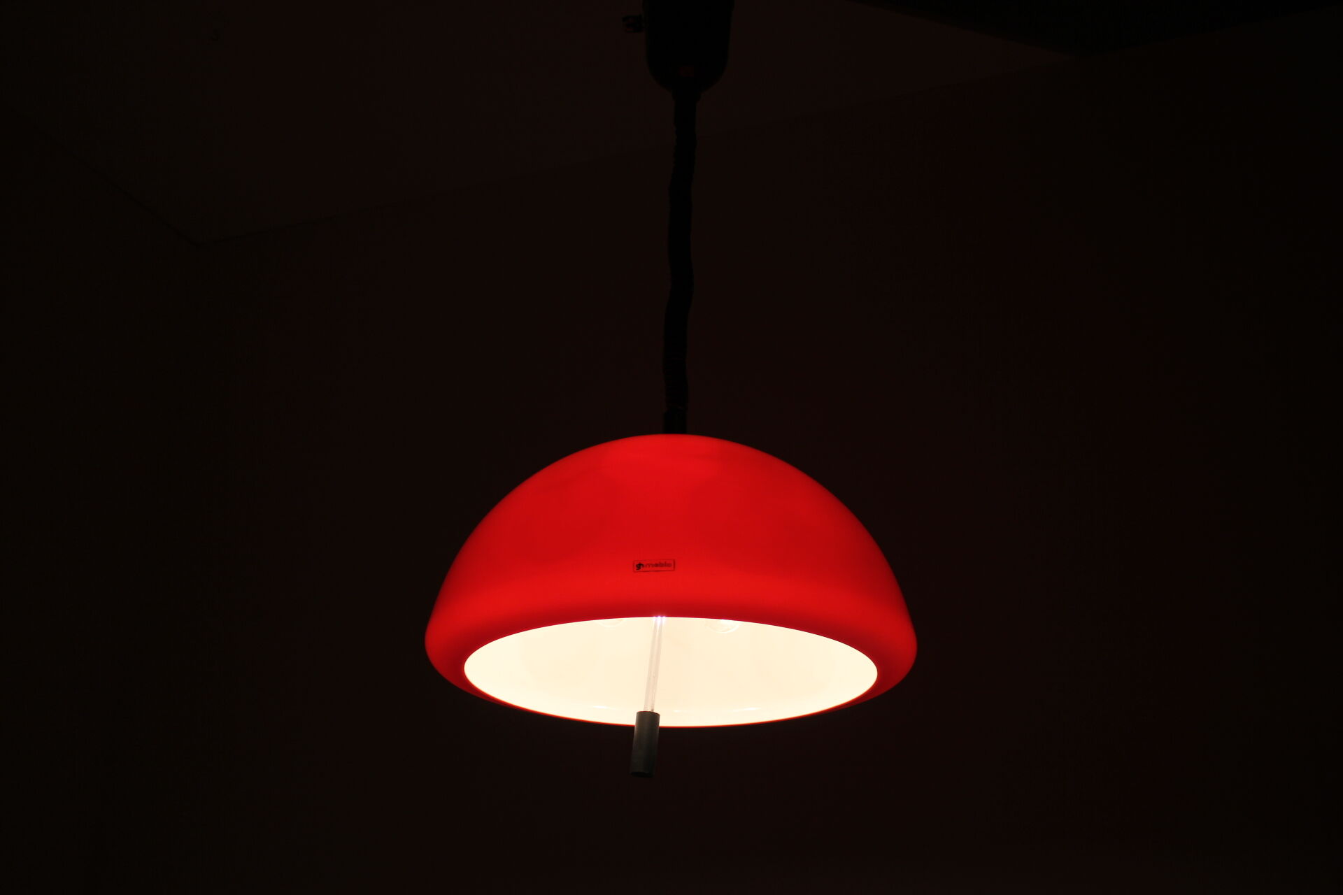 Meblo Pendant designed by Harvey Guzzini, 1970s
