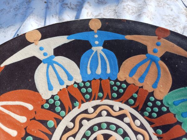 Plat Terre cuite émaillée