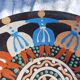 Glazed terracotta dish