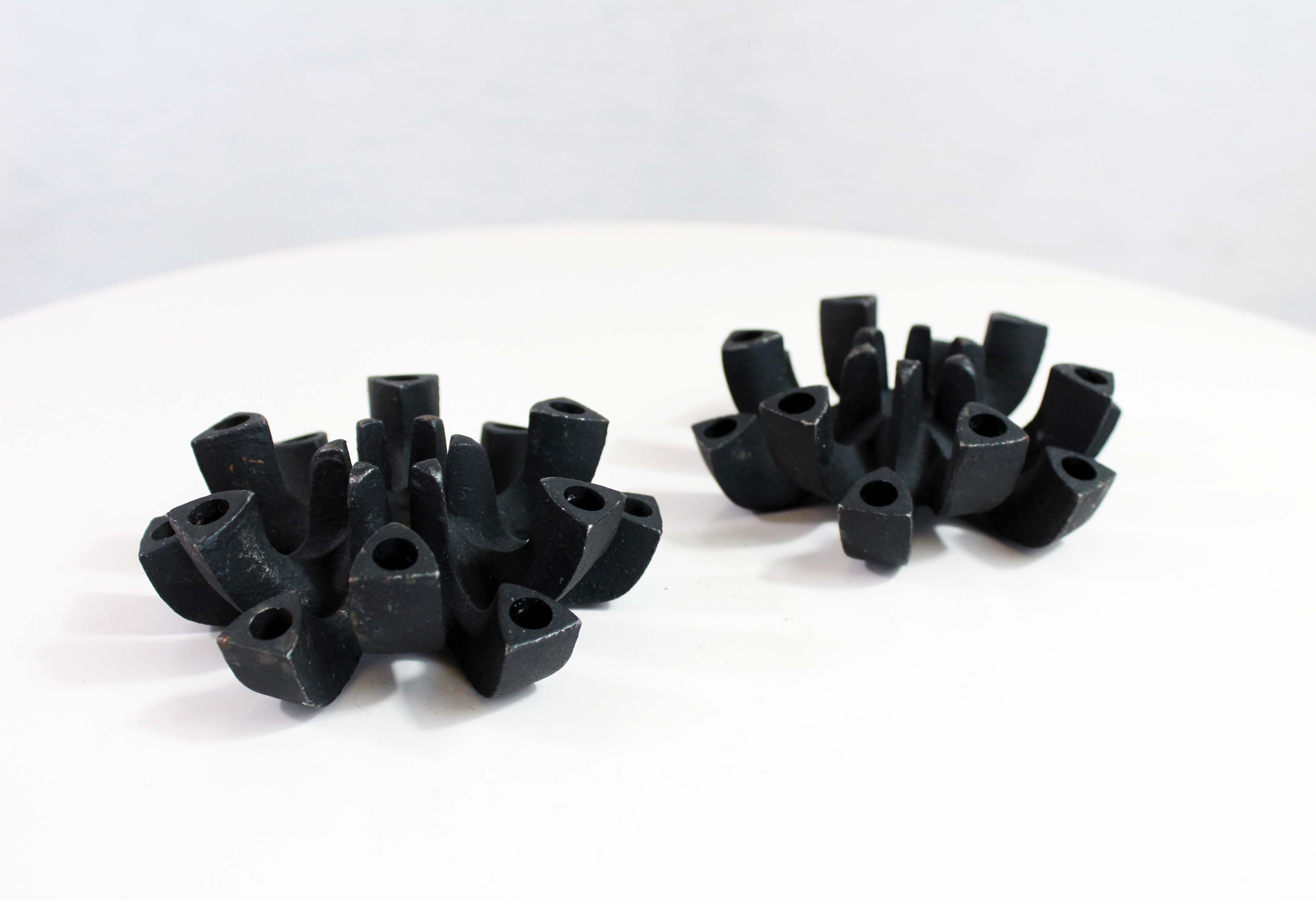 50s cast iron candlestick