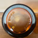 Set of 4 vintage Duralex amber glass water glasses