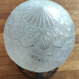 Art Deco suspension globe/fish decor