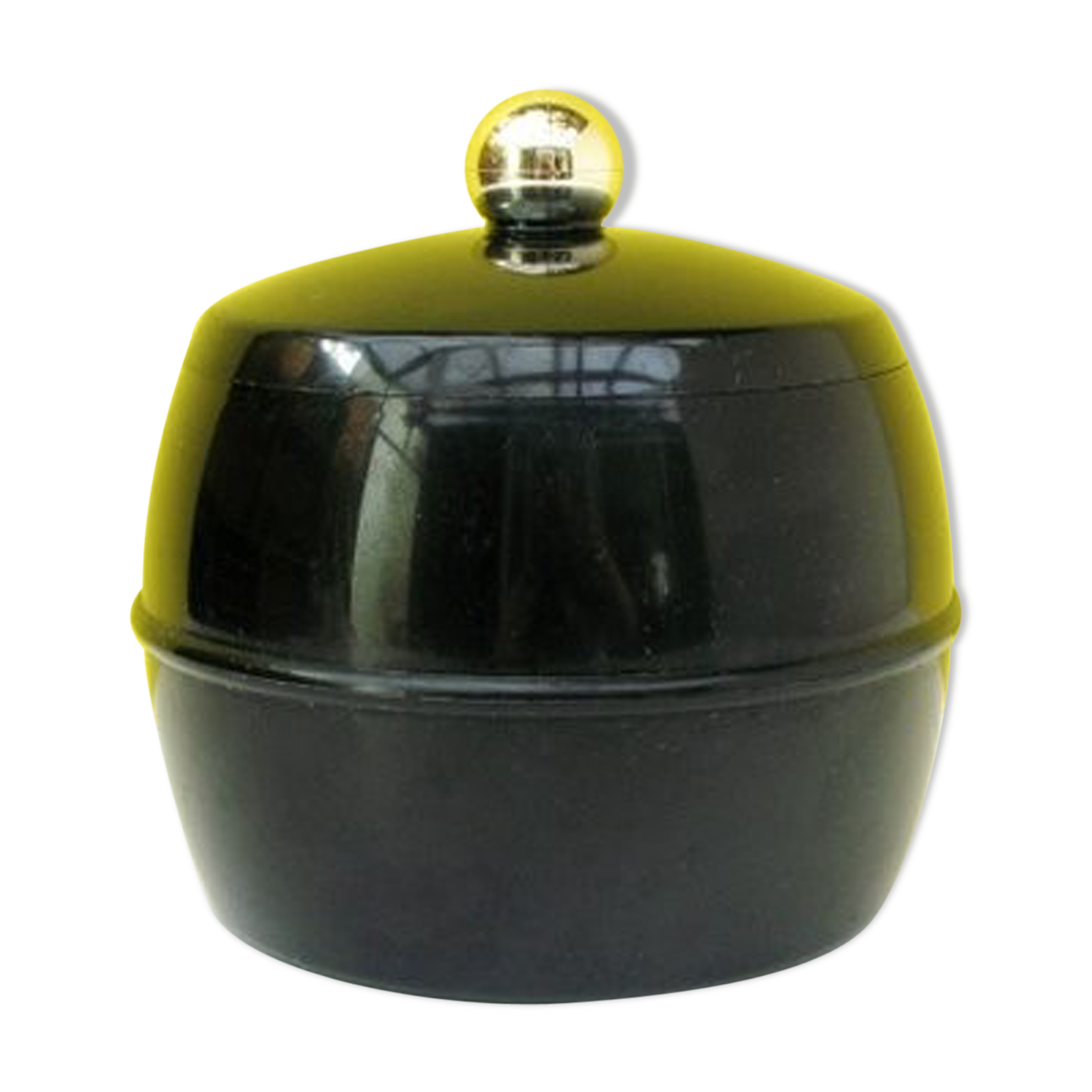 Ice bucket black and gold