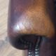 2x Chesterfield wingback armchair