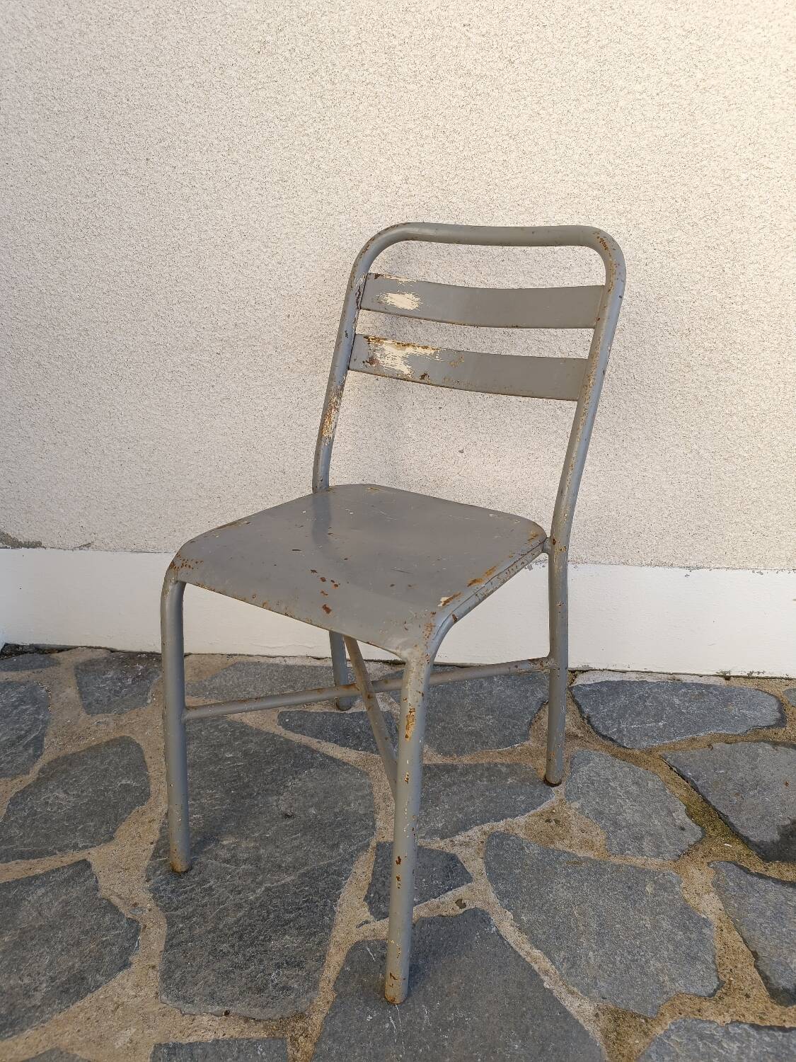 Ancienne chaise guinguette / bistrot vintage