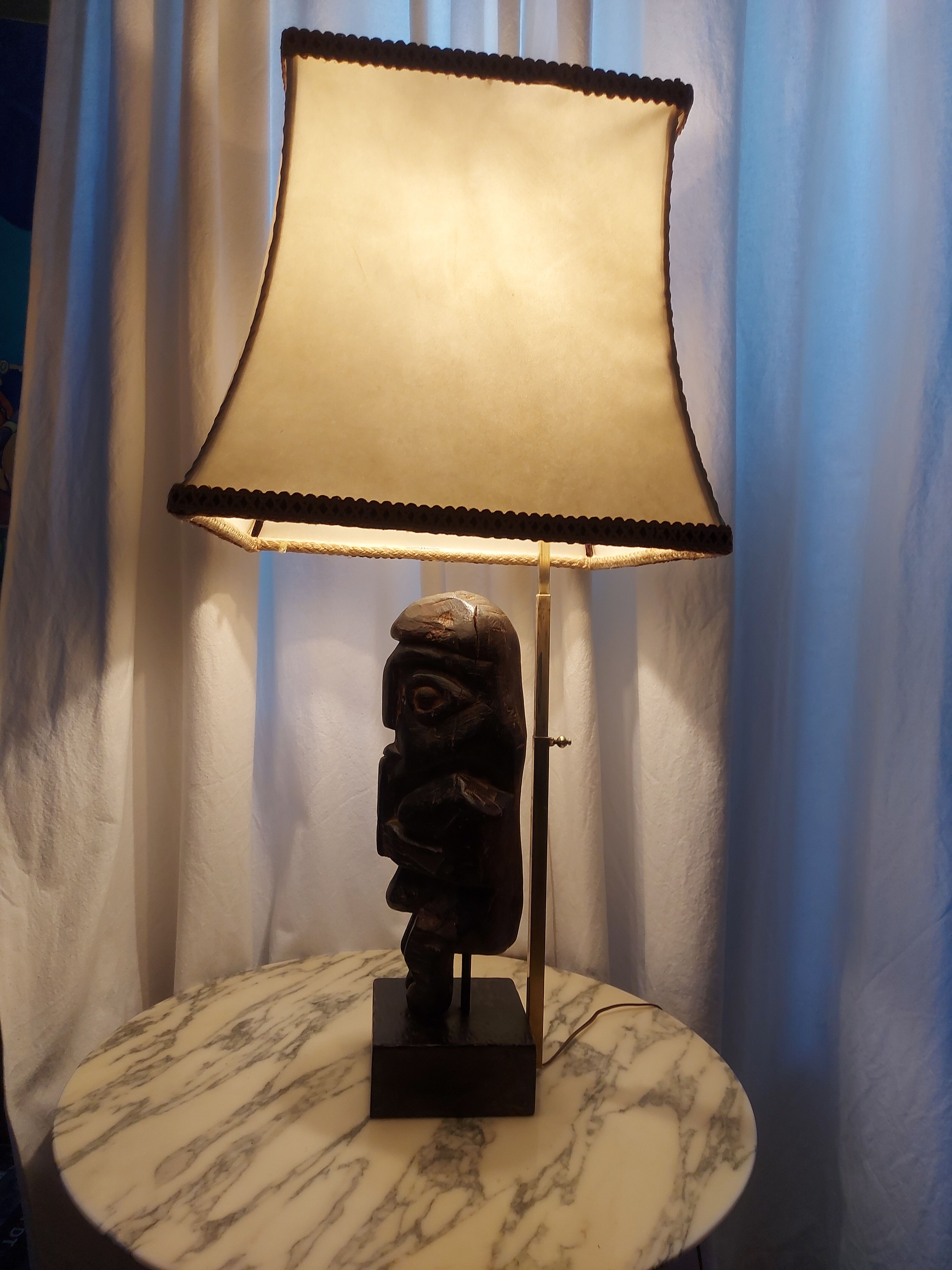 Vintage ethnic lamp of the 50's years