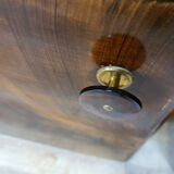 Pair of Art Decò bedside tables in mahogany
