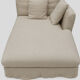 Méridienne Home Spirit Nomad 180cm, natural linen French manufacturing