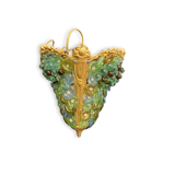 Suspension chandelier in murano glass