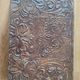 Vintage leather embossed cigar and cigarette box – Mythology theme