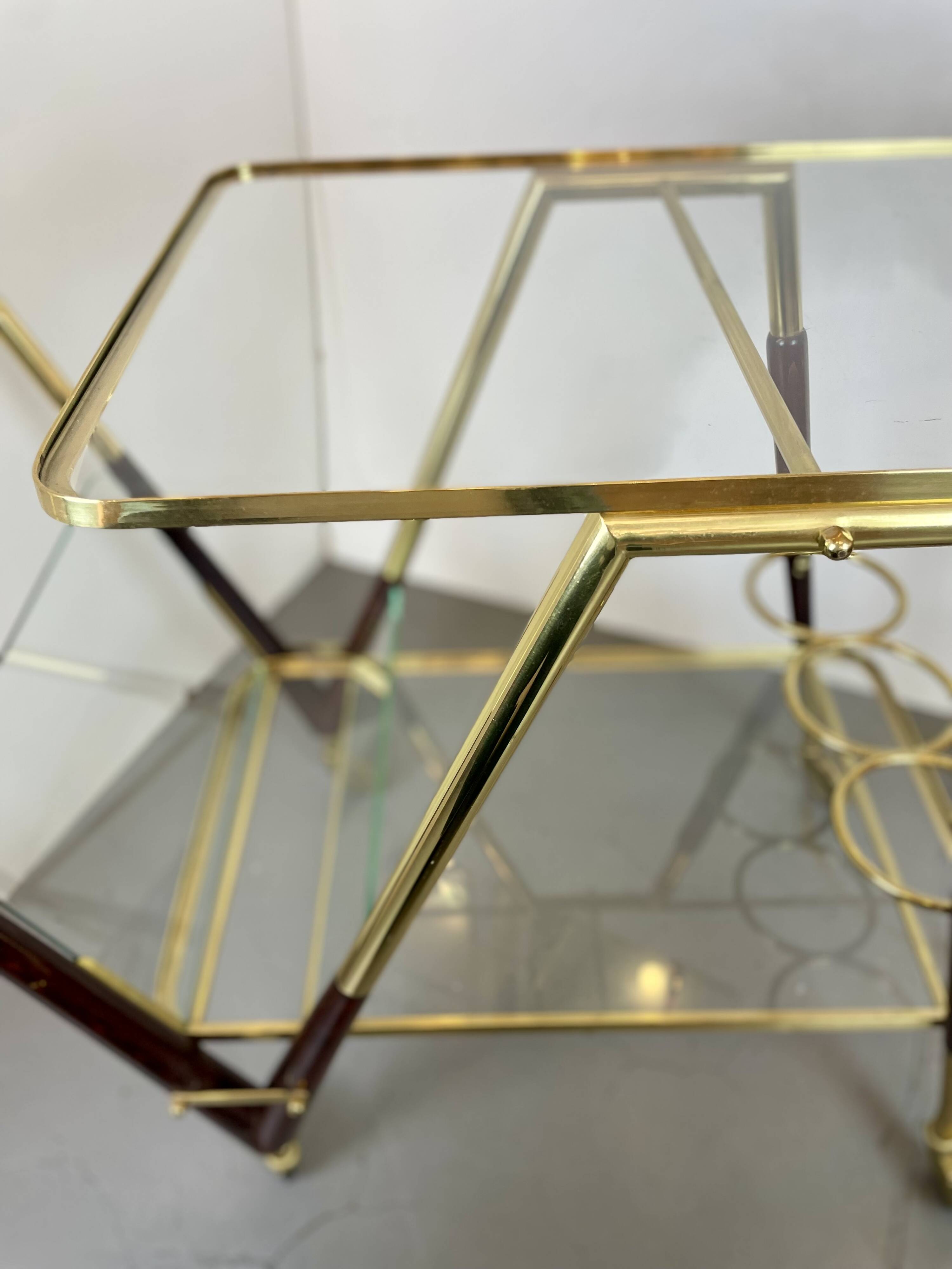 Bar Cart Trolley style Cesare Lacca, 1950’s