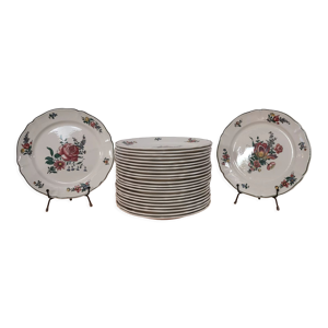 lot de 6 anciennes assiettes