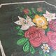 Hand-painted wooden trunk