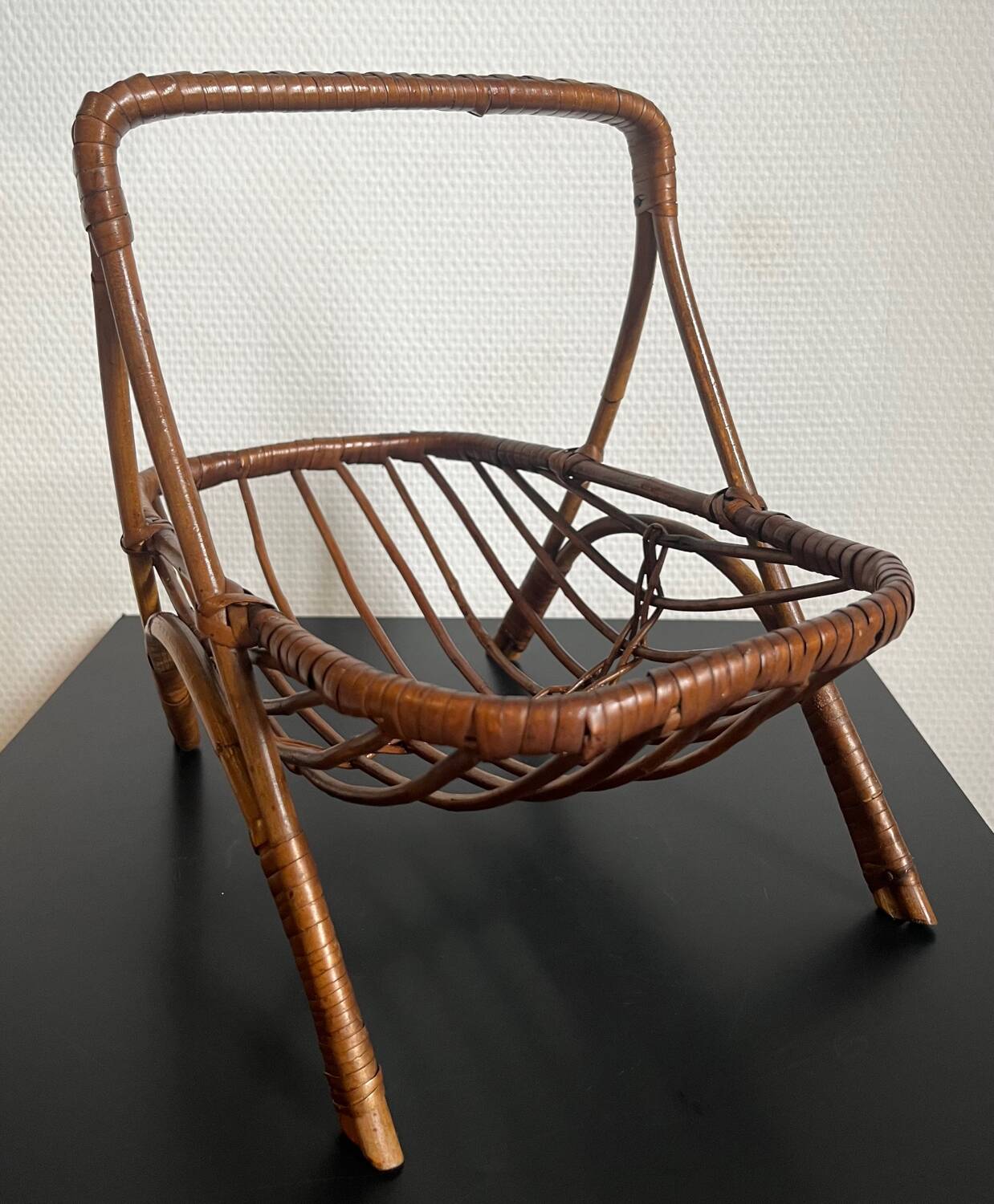 Vintage wicker basket