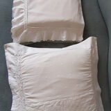Embroidered old pillowcases